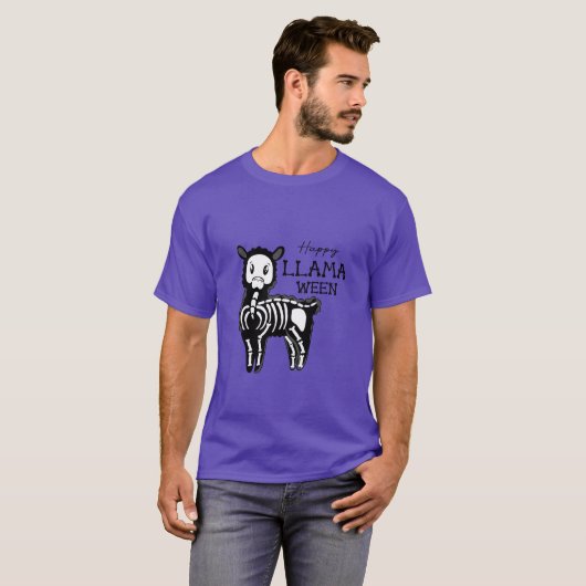 Happy Llamaween T-shirt (Voorkant volledig)