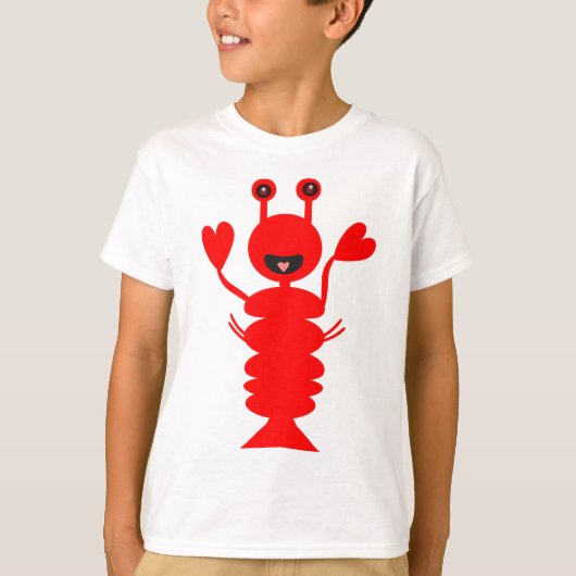 Happy Lobster T-shirt (Voorkant)