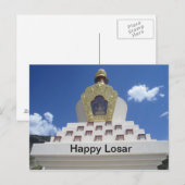 Happy Losar Stupa Briefkaart (Voorkant / Achterkant)