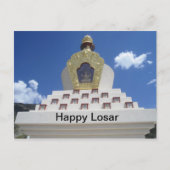 Happy Losar Stupa Briefkaart (Voorkant)