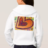 Happy Love Art Hoodie Sweatshirt (Achterkant)