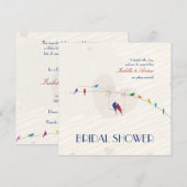 Happy Love Bridal doucheuitnodiging Kaart (Voorkant / Achterkant)