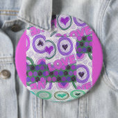 Happy Love craze Ronde Button 6,0 Cm (In situ)