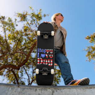 HAPPY LOVE DAY American flag Persoonlijk Skateboard