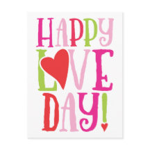 Happy Love Day Cute Valentijnsdag