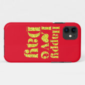 HAPPY LOVE DAY gold Case-Mate iPhone Case (Achterkant (horizontaal))