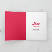 Happy Love Day Rainbow Loop Heart Valentijnsdag Feestdagen Kaart (Binnen)