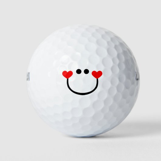 Happy Love Golfballen (Voorkant)