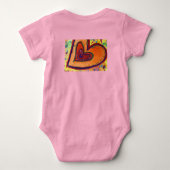 Happy Love Hearts Custom T-Shirt (Achterkant)