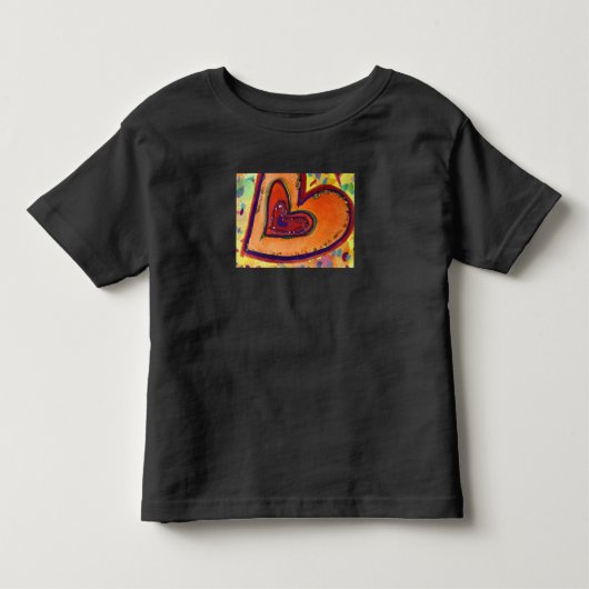 Happy Love Hearts Custom T-Shirt (Voorkant)