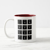 Happy Love Tweekleurige Koffiemok (Links)