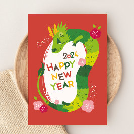 Happy Lunar Chinees Nieuwjaar gevouwen vakantie Ka Feestdagen Kaart