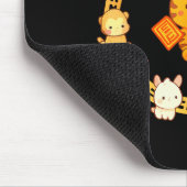 Happy Lunar New Year Animals 12 Chinese Zodiac Sig Muismat (Hoek)