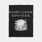 Happy Lunar New Year Charming Design Gift  Fleece Deken (Voorkant)