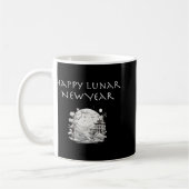 Happy Lunar New Year Charming Design Gift  Koffiemok (Links)