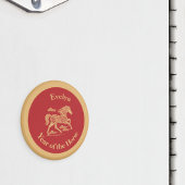 Happy Lunar New Year of the Horse Lucky Clouds Magneet