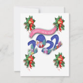 Happy Lunar nieuwjaarskaarten Feestdagenkaart (Voorkant)