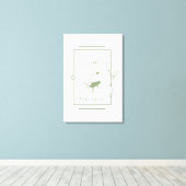 Happy Maandag Canvas Afdruk (Insitu (Houten vloer))