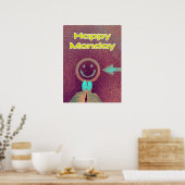 Happy Maandag Funny Poster (Keuken)