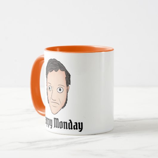 Happy Maandag Mok (Voorkant links)