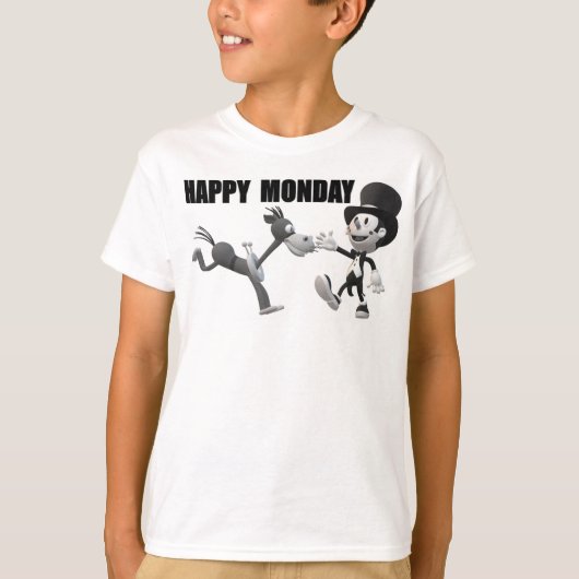 Happy Maandag T-shirt (Voorkant)