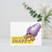 Happy maar Snappy kleine heremkrab Briefkaart (Staand voorkant)