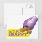 Happy maar Snappy kleine heremkrab Briefkaart (Voorkant / Achterkant)