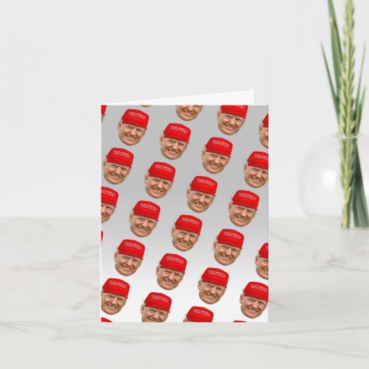 Happy Magadays van Donald Trump Kaart (Voorkant)