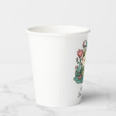 Happy Magical Frog Baby shower Papieren Bekers (Rechts)