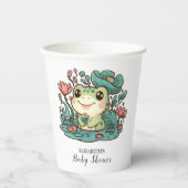 Happy Magical Frog Baby shower Papieren Bekers (Voorkant)