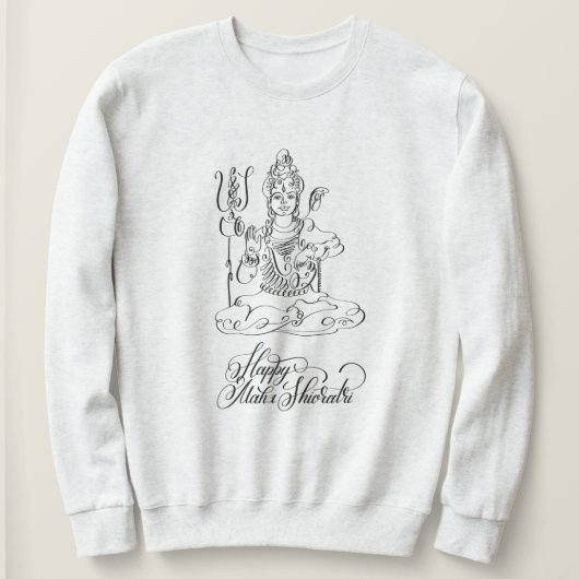 Happy Maha Shivratri, India Sweatshirt (Design voorkant)