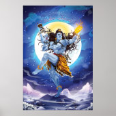 Happy Maha Shivratri, Lord Shiva Poster (Voorkant)