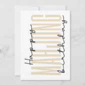 Happy mahjong verjaardag feestdagenkaart (Voorkant)