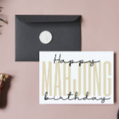 Happy mahjong verjaardag feestdagenkaart