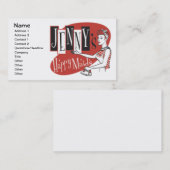 Happy Maids Visitekaartje (Voorkant / Achterkant)