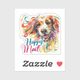 Happy Mail Dog Sticker