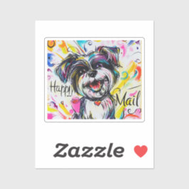 Happy Mail Dog Sticker