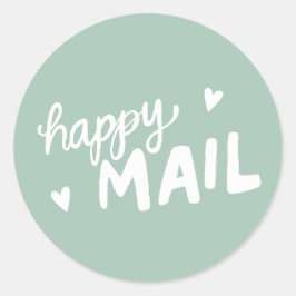 Happy Mail enveloppostage en sticker verpakking