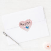 Happy mail hartsticker hart sticker (Envelop)