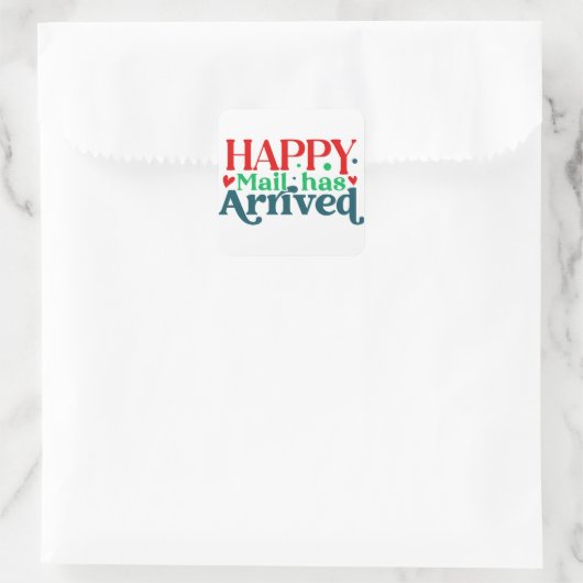Happy Mail heeft Stickers aangekomen (Tas)