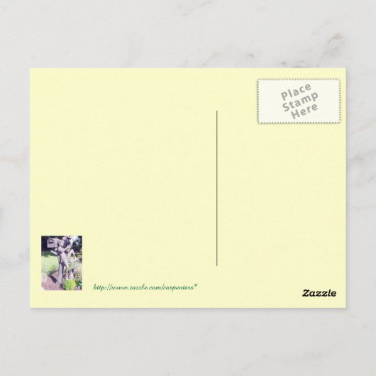 Happy Mail Mailbox Briefkaart (Achterkant)