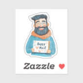 Happy Mail, Man Sticker (Vel)
