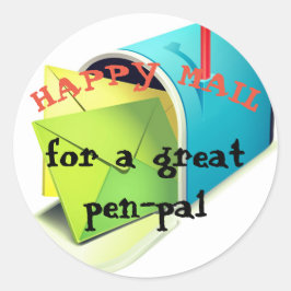 Happy Mail Pen Pal Sticker Seal