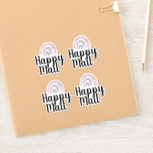 Happy Mail Rainbow Business Packaging Planner Sticker