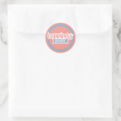 Happy Mail Ronde Sticker (Tas)