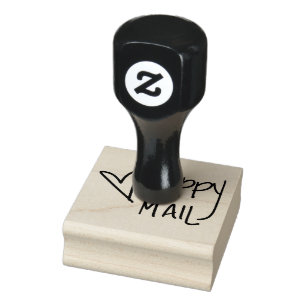 Happy mail rubberstempel