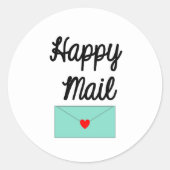 Happy Mail Sticker - envelopontwerp! (Voorkant)