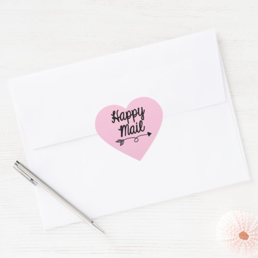 Happy Mail Sticker met pijlontwerp (Envelop)