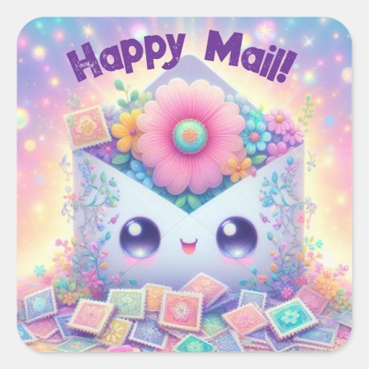 Happy Mail Stickers (Voorkant)