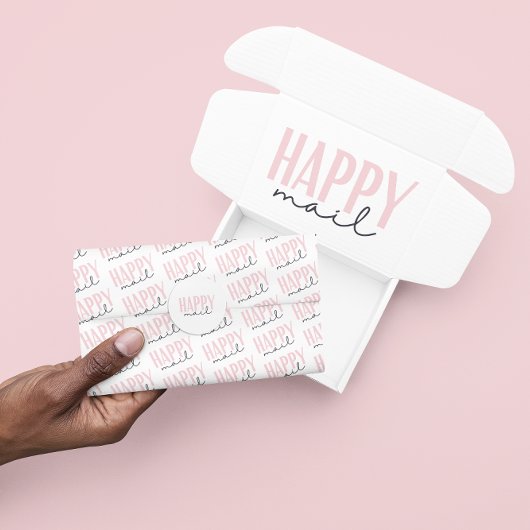 Happy Mail Tissue Paper Tissuepapier